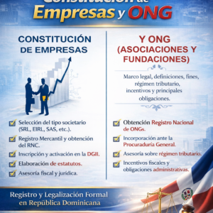 Constitución de Empresas y ONG